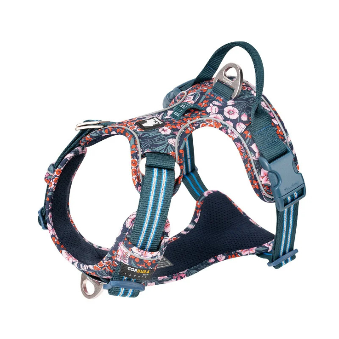 Truelove - Anti-Trek Reflecterend Hondenharnas met Bloemenpatroon (2025)